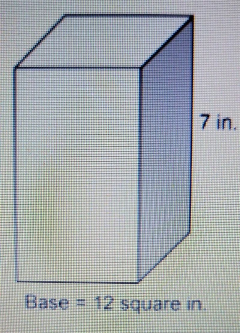 Abox has a shape of a rectangular prism. The base of the box measures 12 square inches-example-1