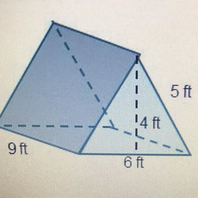 What is the surface area of the triangular prism?-example-1