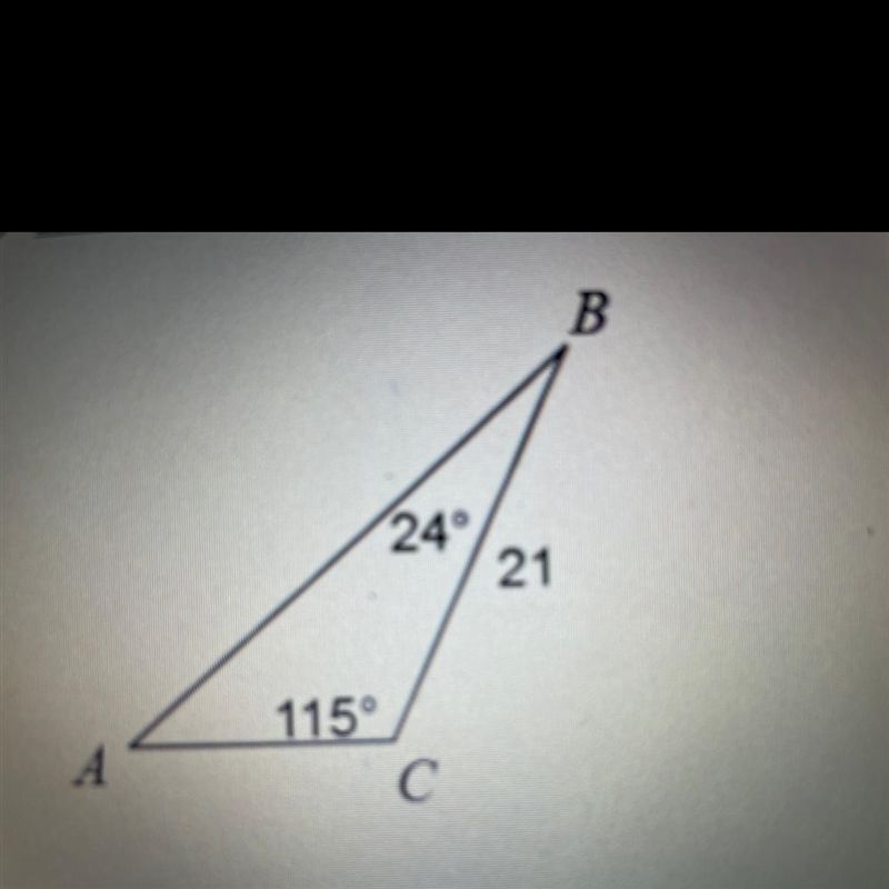 Solve the triangle. Round your answers to the nearest tenth. HELP PLEASE !!!! A. m-example-1