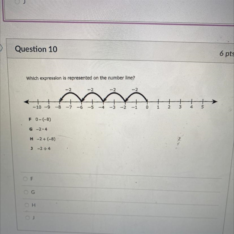 (PLEASE HELP) Which expression is represented on the number line?-example-1