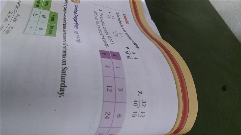 Giving brain list tell whether the ratio is a proportion Need work shown Need 4,5,6,7,8 If-example-3