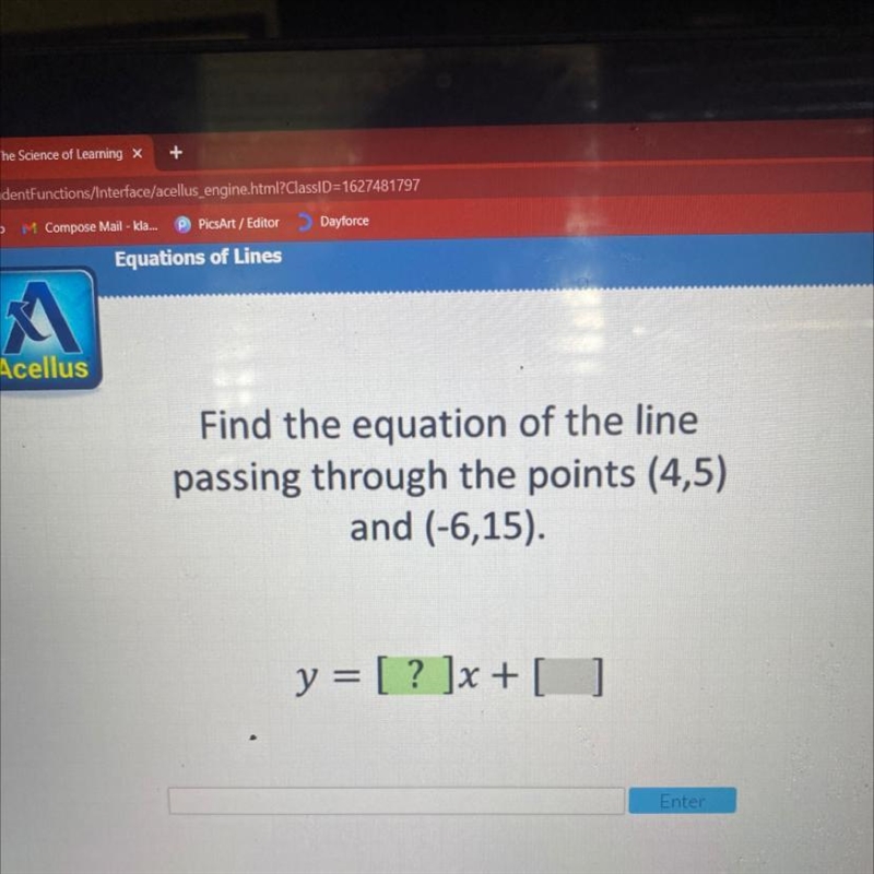 Acellus Equation of lines find-example-1