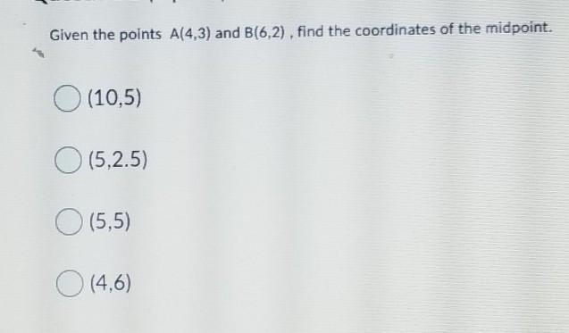 Find the coordinates of the midpoint ​-example-1