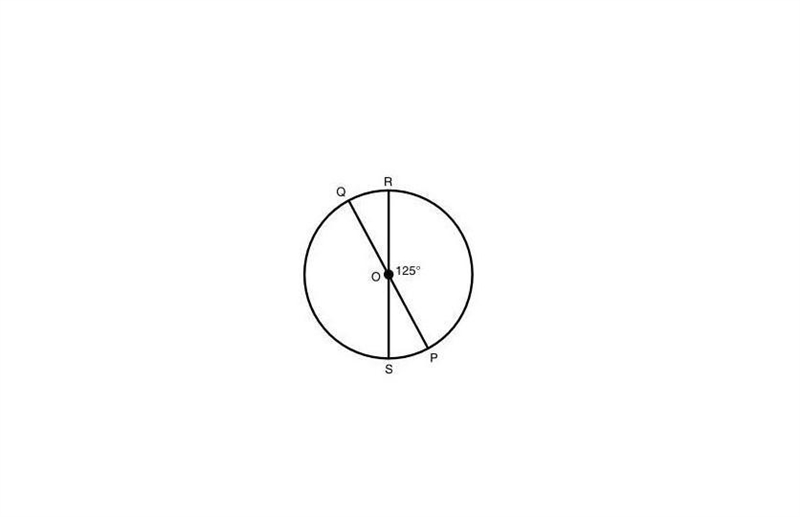 Please help me I'll give you the crown if its right In the figure below, mROP = 125°. Find-example-1