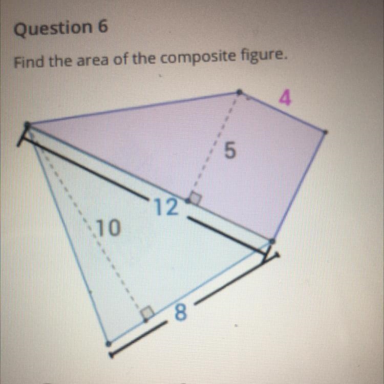 Find the area of the composite figure-example-1