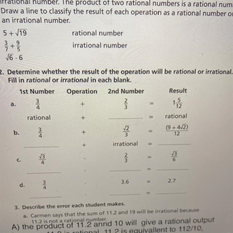 ￼ helllpppppp asapppp!!!!!determine whether the result after the operation will be-example-1