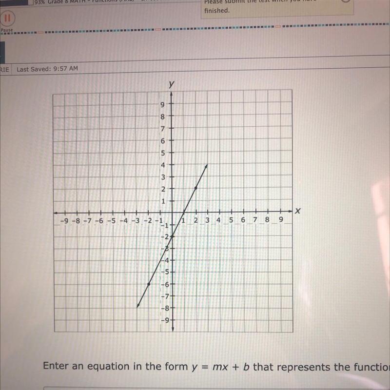 Helpppp I’m being timed please write this in y=Mx+b form-example-1