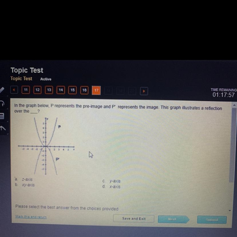 In the graph below, Prepresents the pre-image and P' represents the image. This graph-example-1