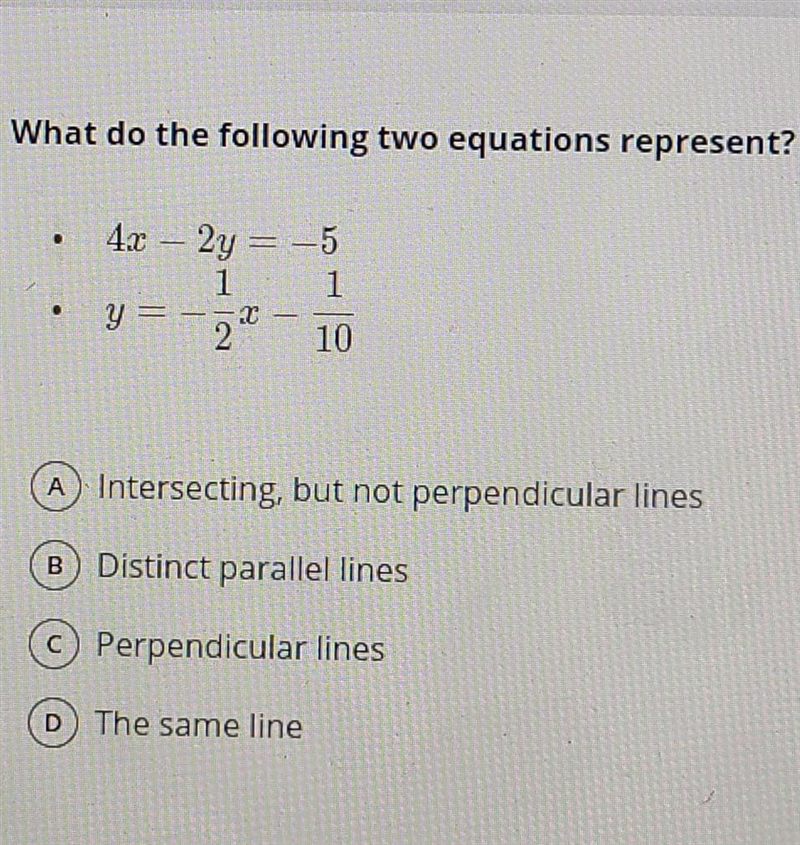 What do the following two equations represent?​-example-1