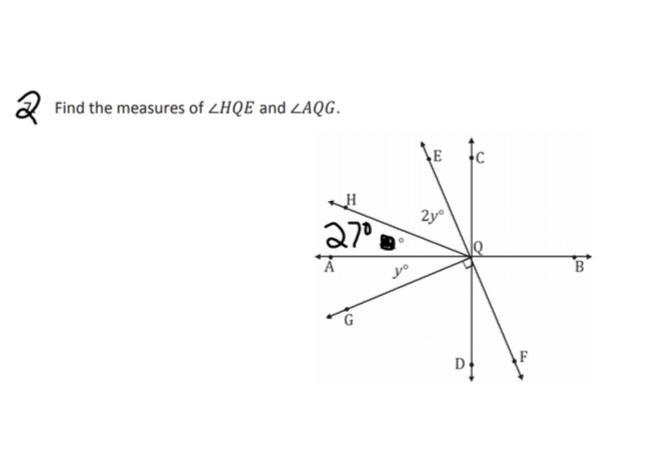 Find the measures of HQE and AQG-example-1