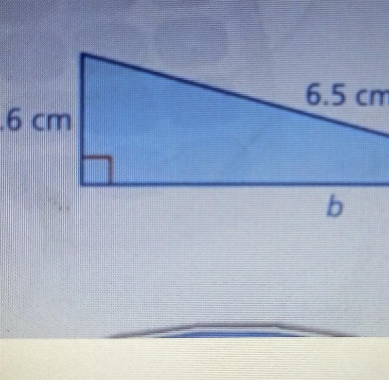 Find the missing length of the triangle ​-example-1