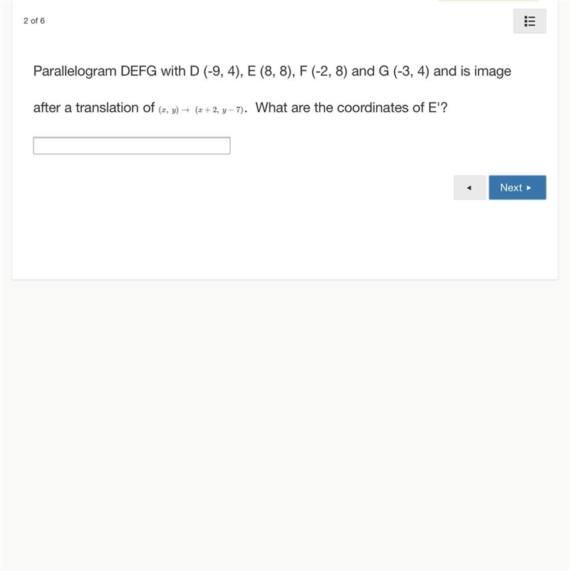 What are the coordinates of E??-example-1