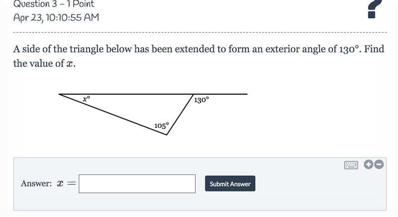 What does x equal to?-example-1