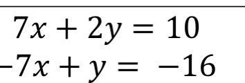 Solve each linear system by Elimination-example-1