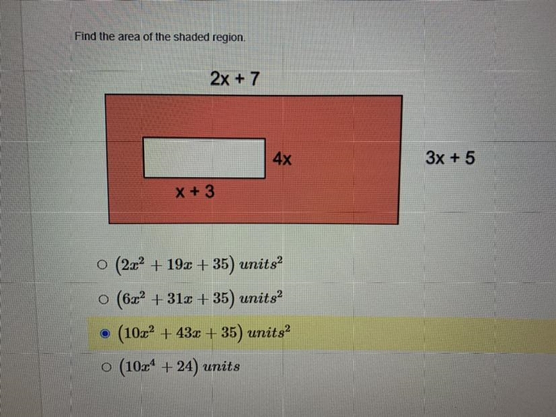 Find The are of the shaded region-example-1