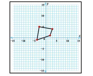 Translate quadrilateral ABCD 5 units to the right and 6 units down. What are the coordinates-example-2