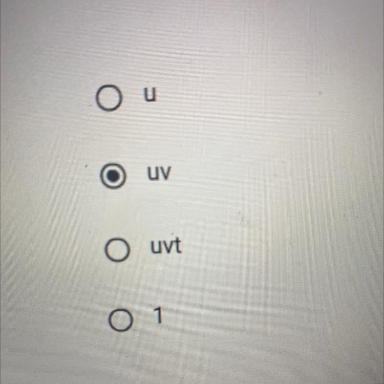 Find the GCF for: uv, ut-example-1