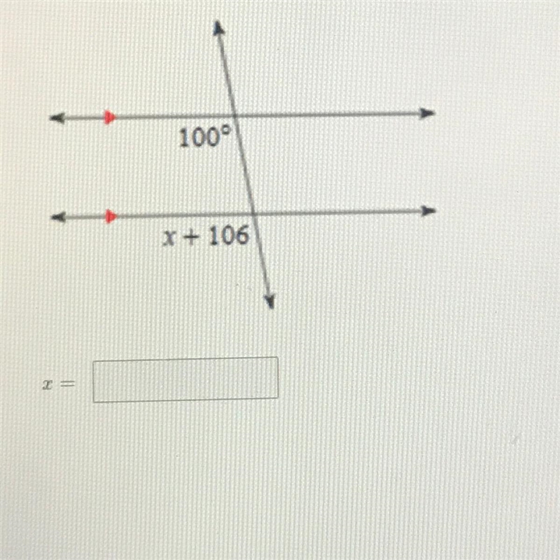 Solve for x and show work-example-1