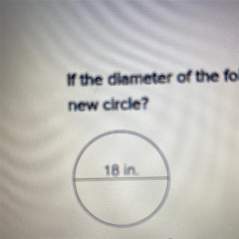 If the diameter of the following circle is tripled, which of the following expressions-example-1