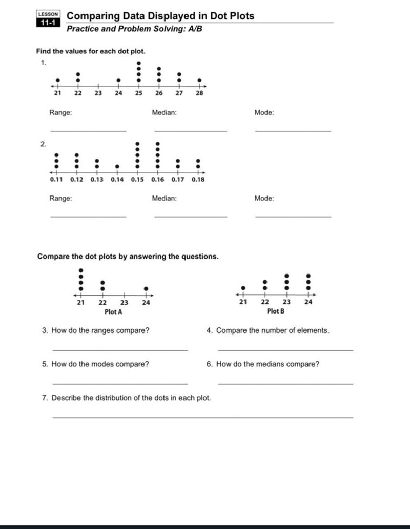 Math question Informatin in dot plots-example-1