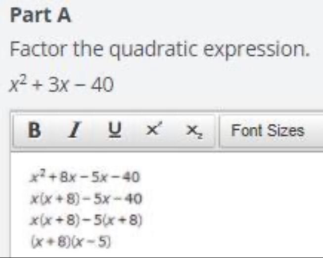 Use the FOIL method to check your answer from part A.-example-1