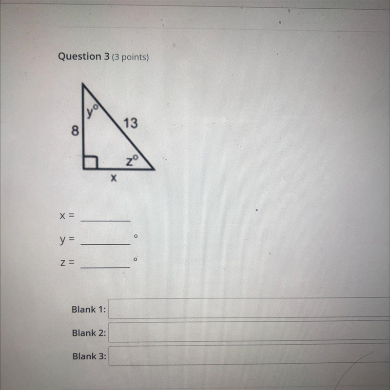 Please help! I do not know how to find the unknown variables using the Pythagorean-example-1