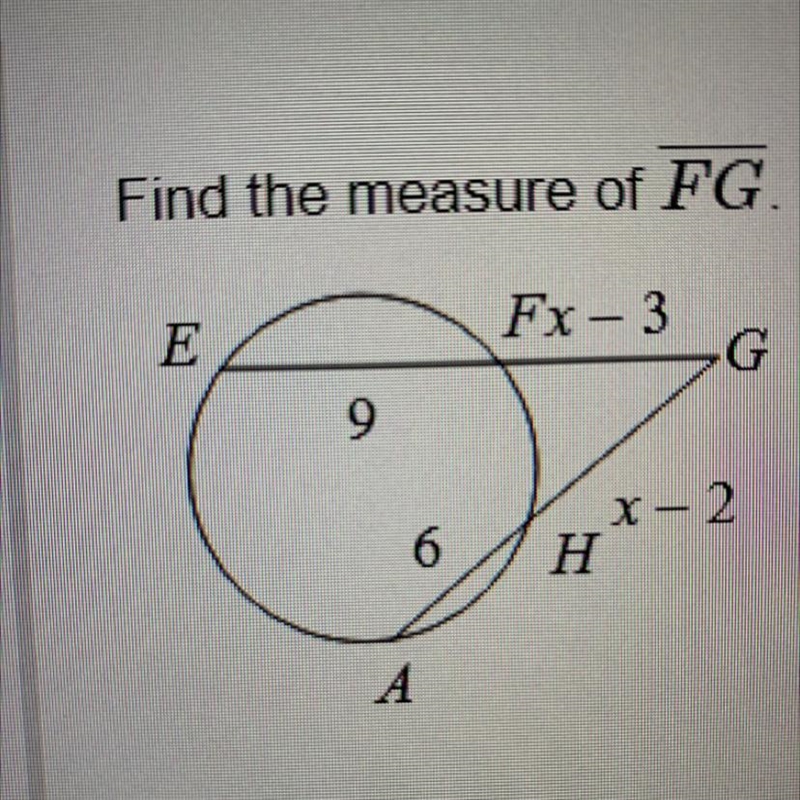 Find the measure of FG.-example-1