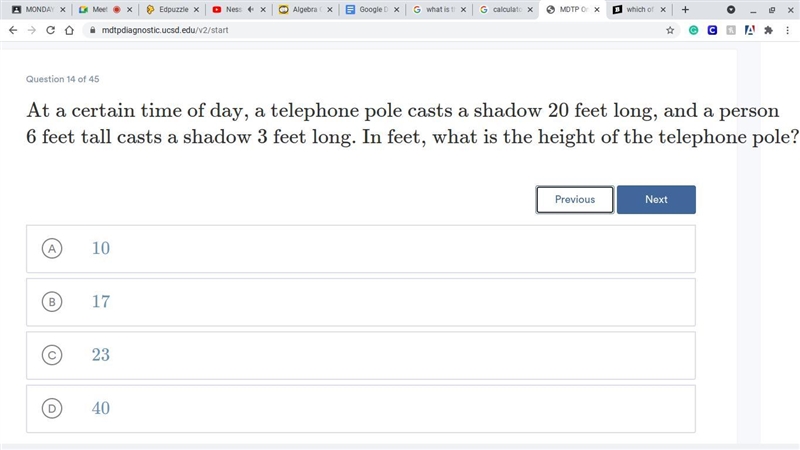 What the answer for the poles in feet.-example-1