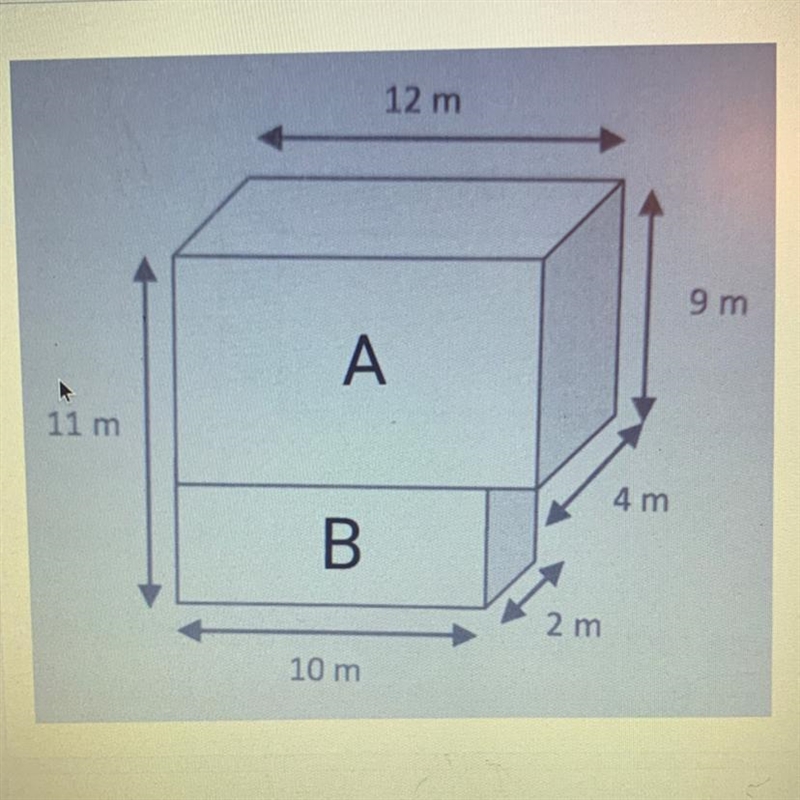 PLEASE HELP!! What is the volume if A? What is the height of B? What is the volume-example-1