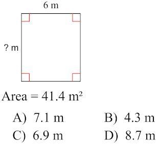 Find the missing measurement. Round your answer to the nearest tenth. *-example-3