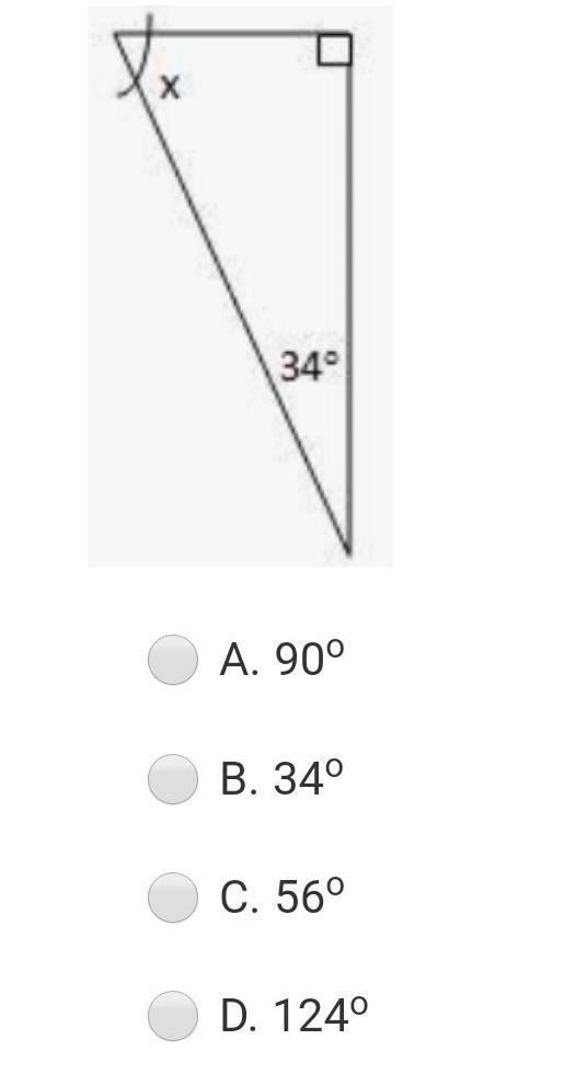 What's the value of the X in the Triangle below​-example-1