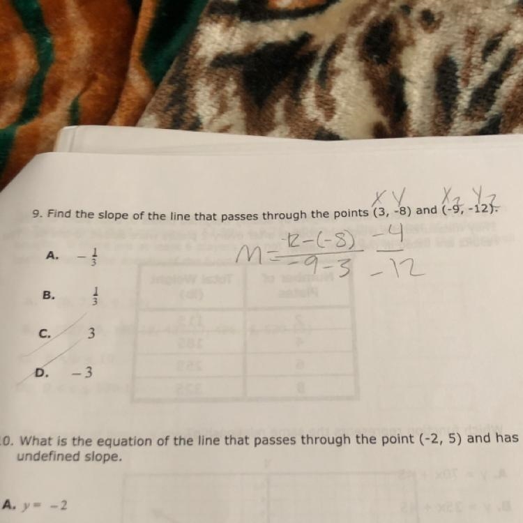 Can someone help me? I’m not sure if -4/-12 simplified is negative or positive-example-1