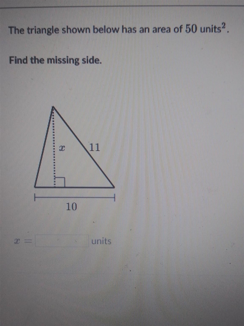 Find the missing side.​-example-1