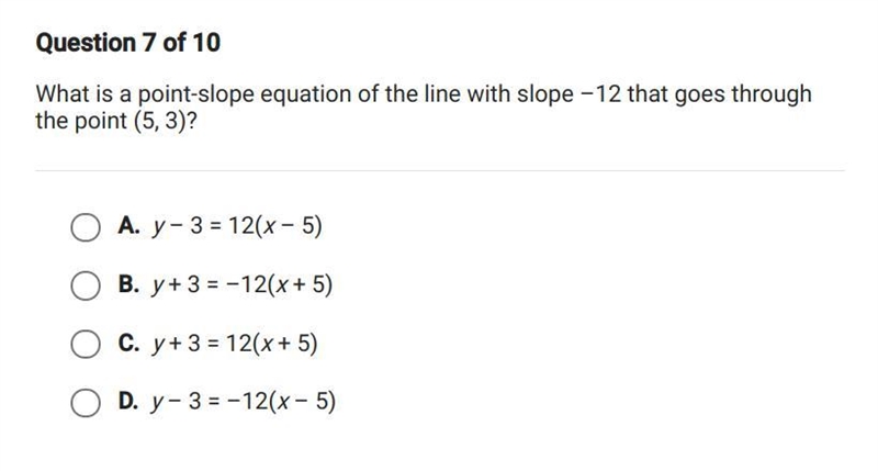 HELP!!! PLEASE!!!! 55 POINTS!!!! What is a point-slope equation of the line with slope-example-1