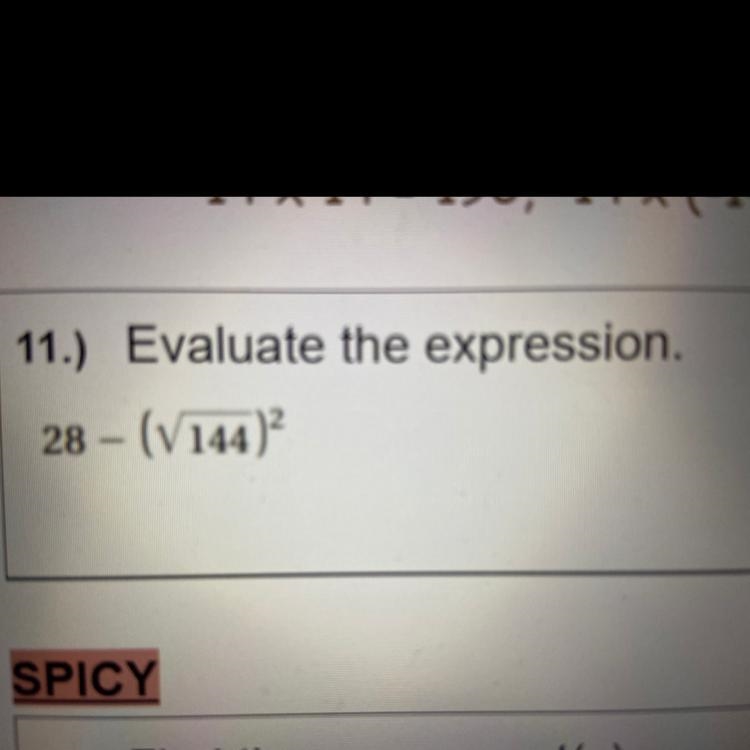 11.) Evaluate the expression.-example-1