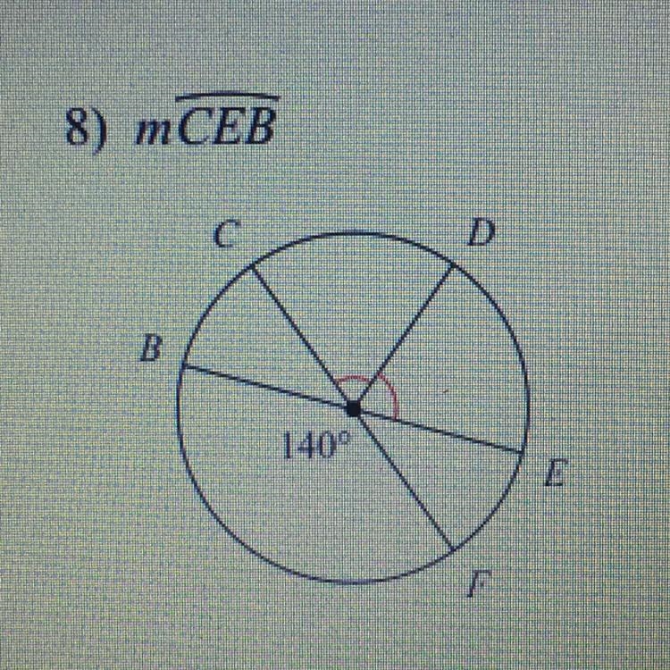 Find the measure of the are or central angle indicated. Assume that lines which appear-example-1