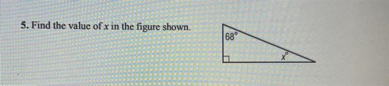 Find the value of the x in the figure shown.-example-1