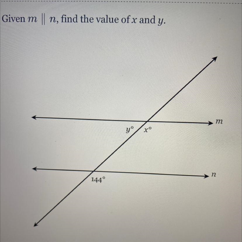 Find value of x and y-example-1