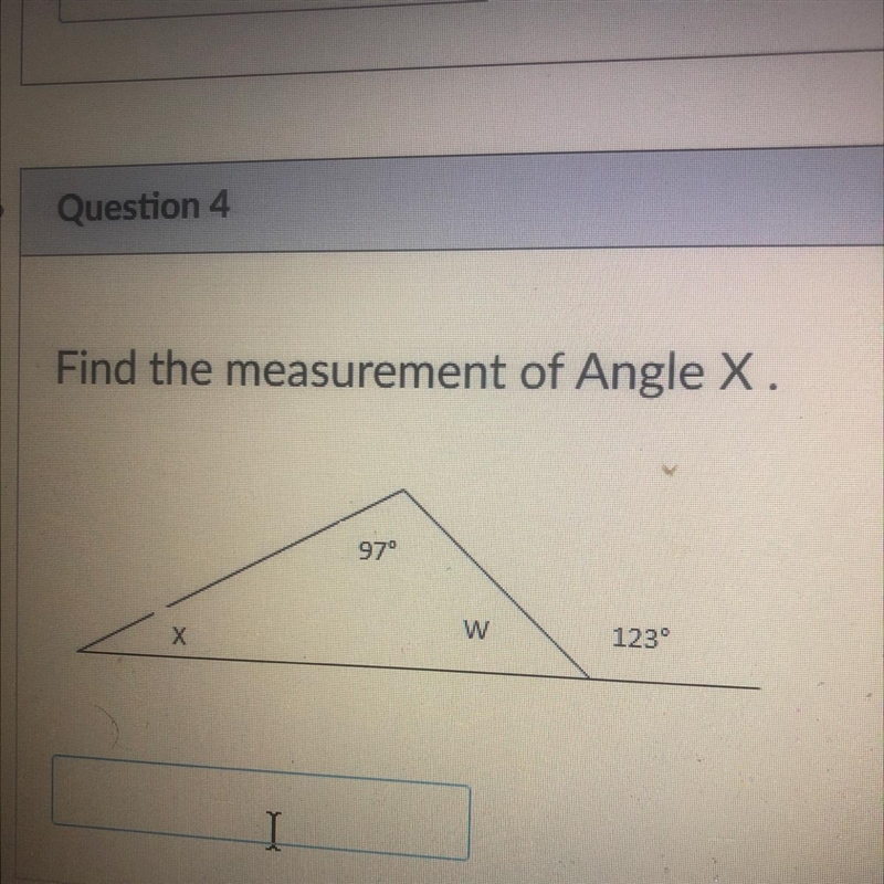 How do I find the measurement of Angle x?-example-1