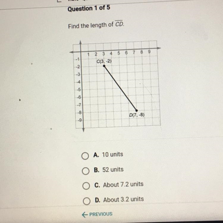 Find the length of cd-example-1