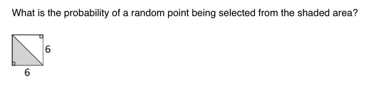 What is the probability of a random point being selected from the shaded area?-example-1