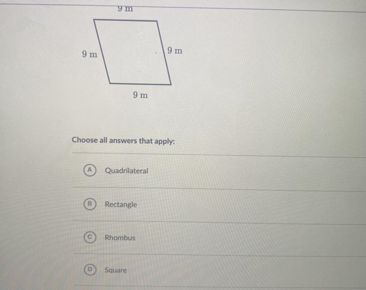 How can we classify the following shapes ? Pleasee choose the correct answers !!!!!!!!! Will-example-1