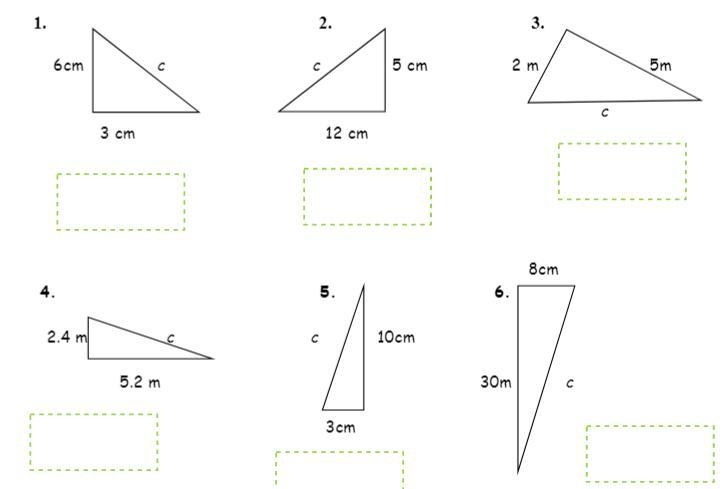 Find the length of the missing side in the following examples-example-1