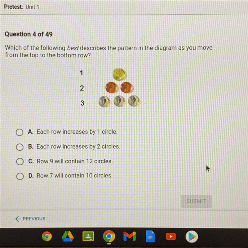 Which of the following best describes the pattern in the diagram as you move from-example-1