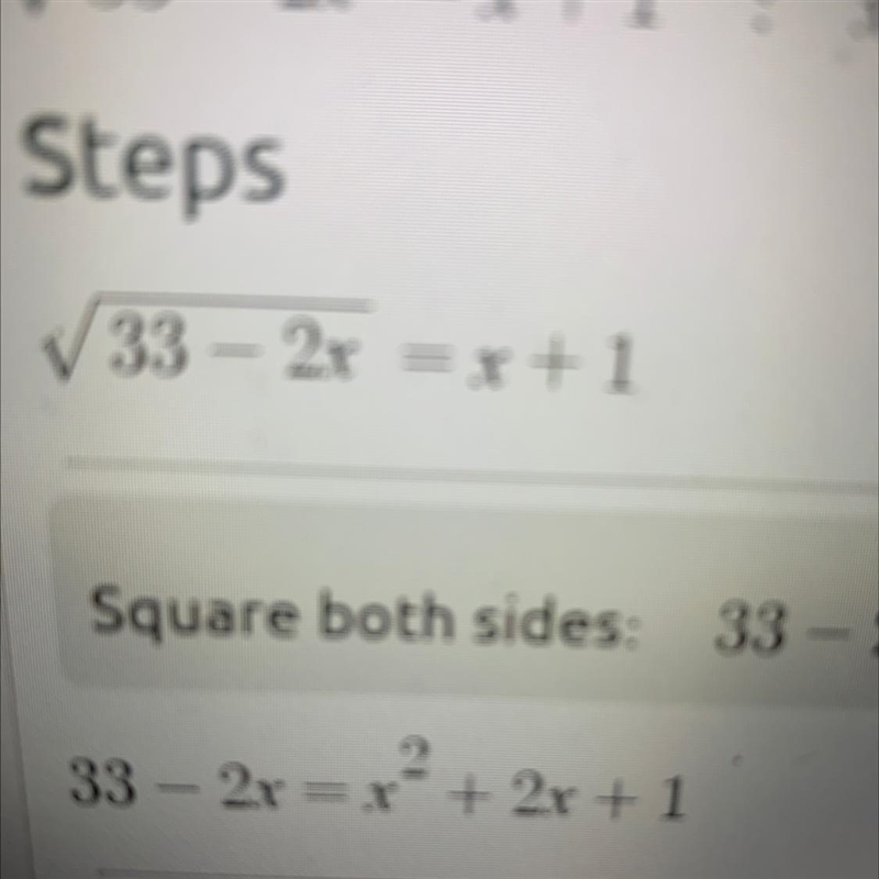 I’m trying to do this equation but don’t know where the 2 came from when you square-example-1