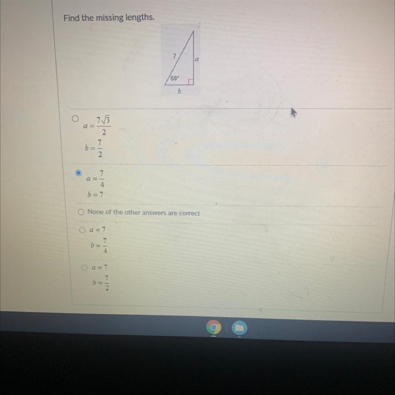 Find the missing lengths. I need help someone-example-1