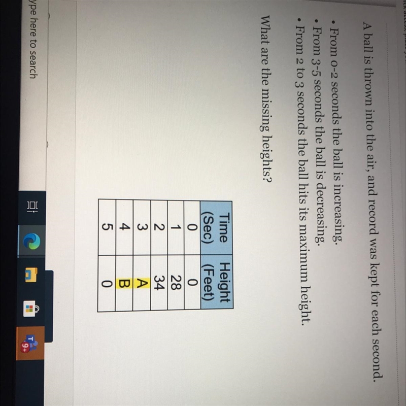 Is it A.)A=35,B=34 B.)A=28,B=34 C.)A=35,B=28 D.)A=34,B=28-example-1