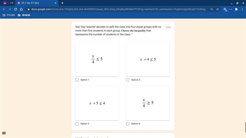 I NEED THIS RN AS FAST AS POSSIBLE! Your teacher decides to split the class into four-example-1