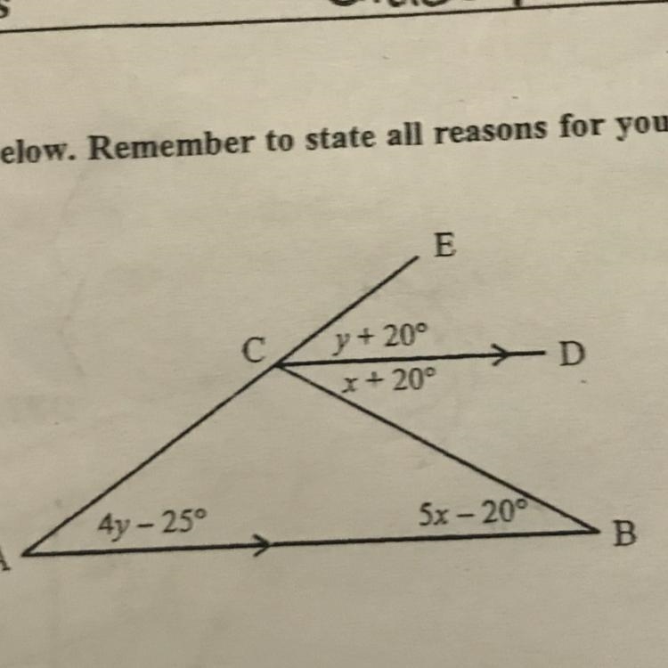 Find the value of x and y-example-1