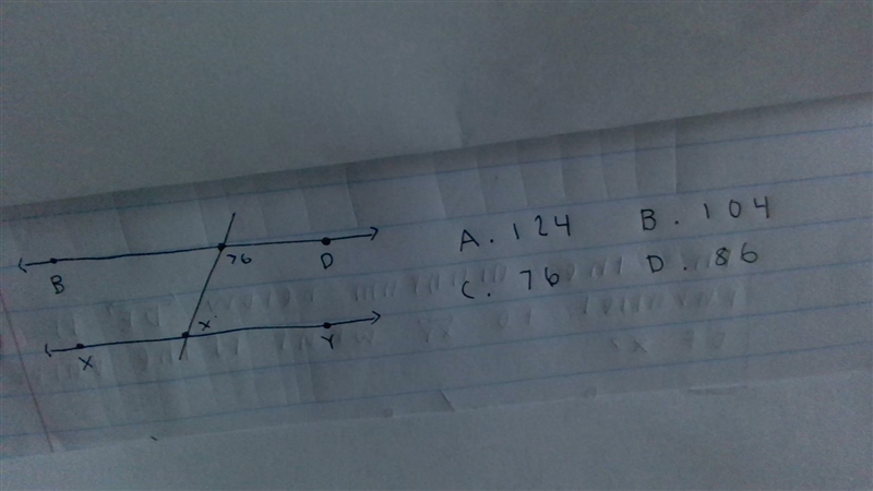 PLEASE HELP IM STUCK WITH THIS ONE AND I DONT KNOW :( in the diagram below BD is parallel-example-1